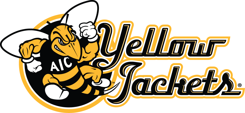 aic yellow jackets 2009-pres alternate logo v6 diy DTF decal sticker